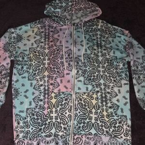 Rue21 Multicolor Paisley Hoodie